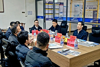 王营一行调研志邦供应链宁德VMI仓储基地